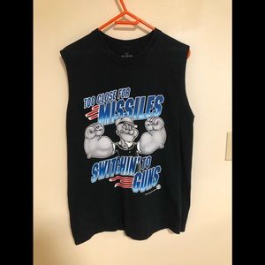 Popeyes Nutrition Black Tank Top